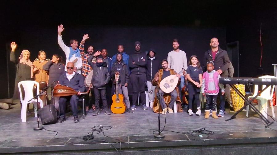 المعهد الموسيقي في المركز الجماهيري شقيب السلام يتألق باحتفالية نصف العام لطلاب المعهد